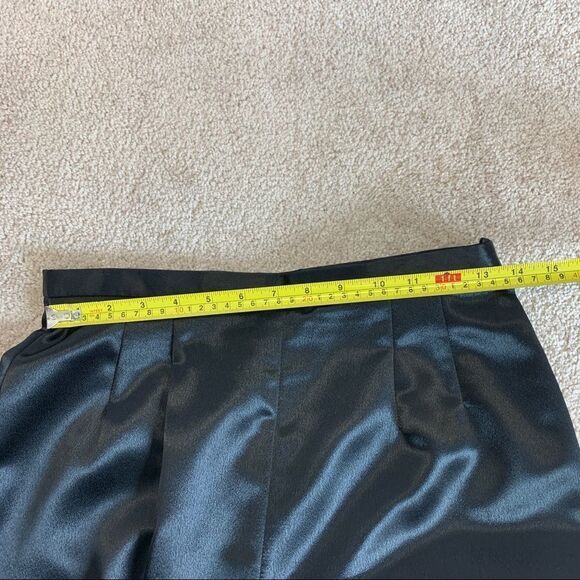 STUDIO J. Vintage satin front pleat dress pant trousers Sz 10 - Picture 7 of 11